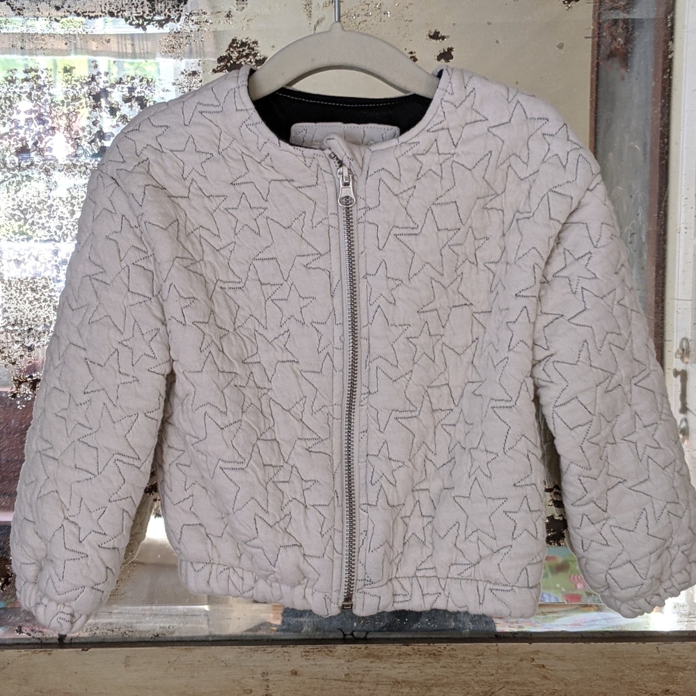 C&C California quilted knit bomber jacket